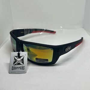 Choppers Mirrored Biker Sunglasses